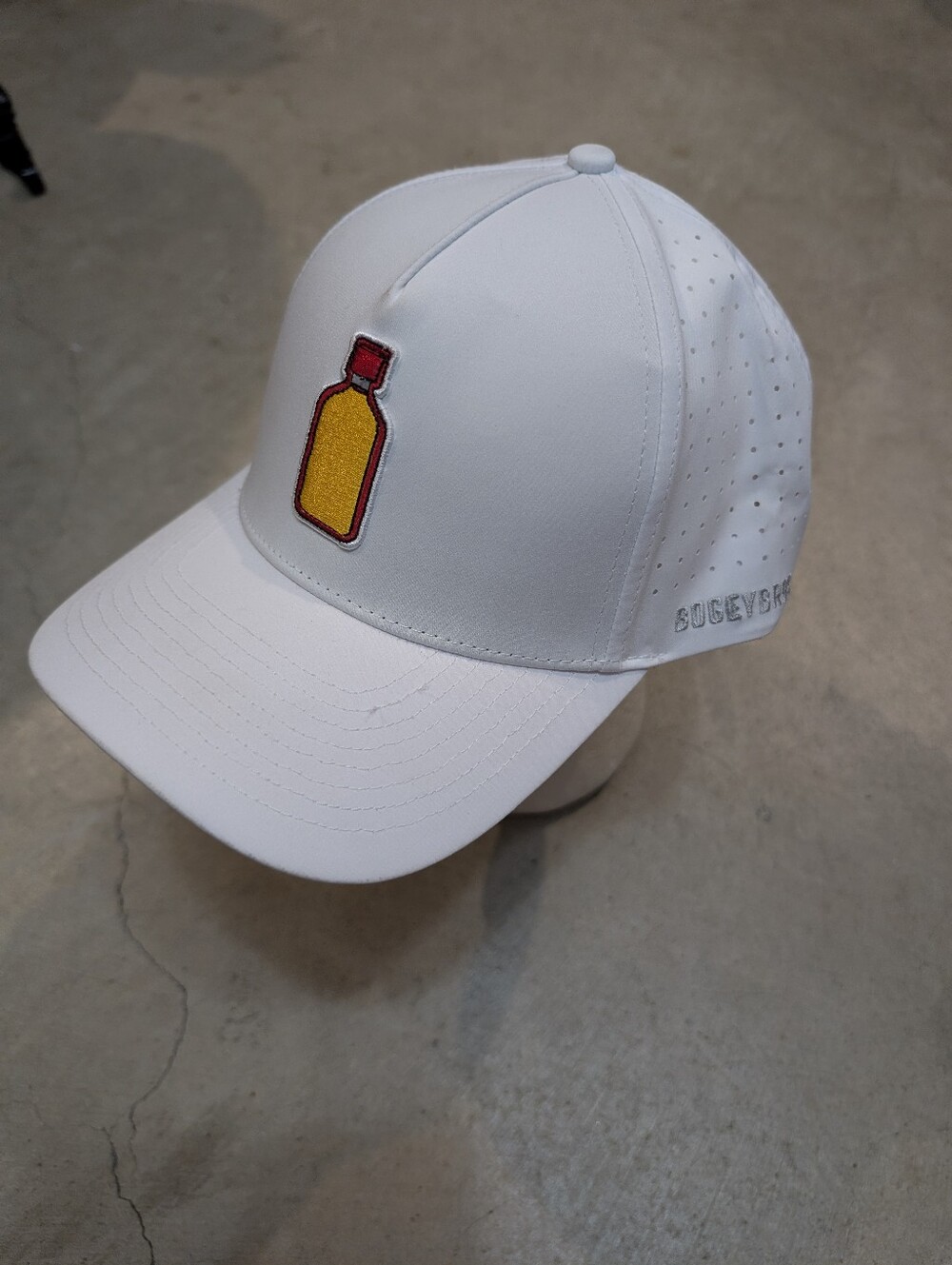 Bogey Bros Golf Hat Snap Back White Macklemore